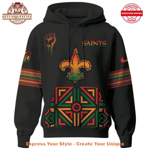 New Orleans Saints NFL Black History Month Limited Edition 2025 Hoodie