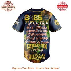 Notre Dame Football 2025 Champion Today Baseball Jersey