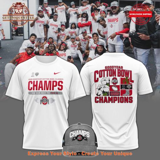 Ohio State Buckeyes 2025 Cotton Bowl Champions Shirt Collection