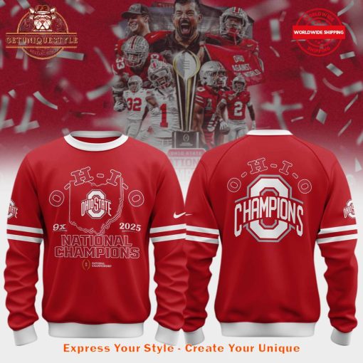 Ohio State Buckeyes Football Playoff National Champions Limited Sweatshirt