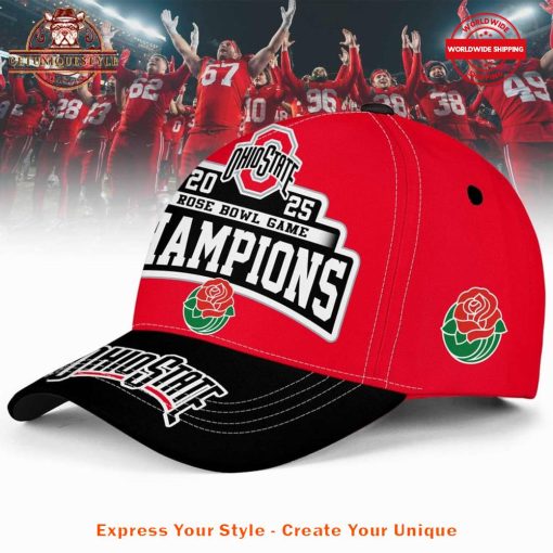 Ohio State Football 2025 Rose Bowl Game Champions Cap