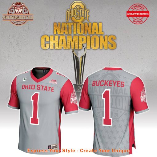 Ohio State Football National Champions Football Jersey