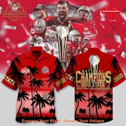 Ohio State Football Playoff 2024 National Champions Hawaiian Shirt