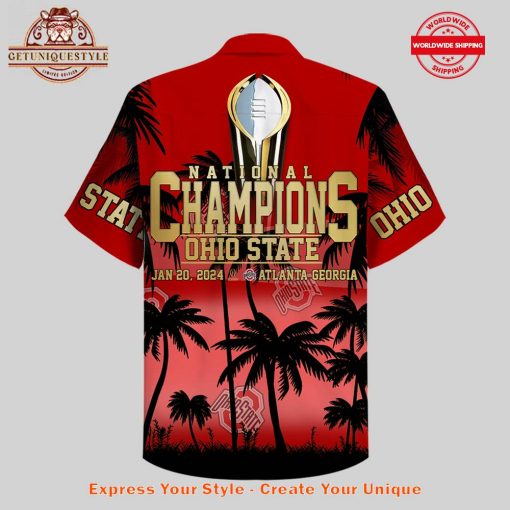 Ohio State Football Playoff 2024 National Champions Hawaiian Shirt