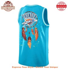 Oklahoma City Thunder Native American Heritage Month Basketball Jersey