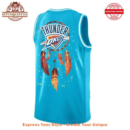 Oklahoma City Thunder Native American Heritage Month Basketball Jersey