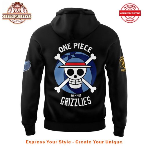 One Piece Game Night Collab Memphis Grizzlies Joining Luffy Hoodie