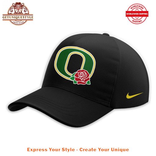 Oregon Ducks Rose Bowl Game 2025 Playoff Half Zip Hoodie