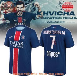 PSG Khvicha Kvaratskhelia Home Match 2025 Jersey