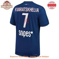 PSG Kravat Khvicha Kvaratskhelia Home Match 2025 Shirt