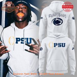 Penn State Football Iron Lion White Hoodie