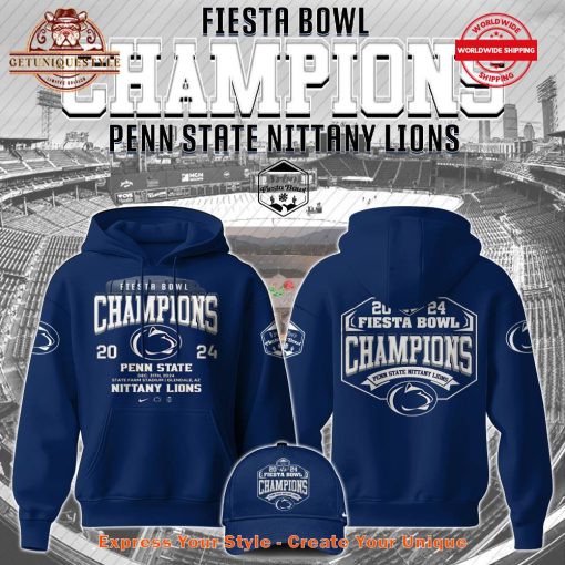 Penn State Nittany Lions Fiesta Bowl Champions 2024 Hoodie