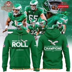 Philadelphia Eagles 2024 NFC East Division Champions Kelly Green Hoodie