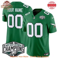 Philadelphia Eagles 2024 NFC East Division Champions Patch Jersey