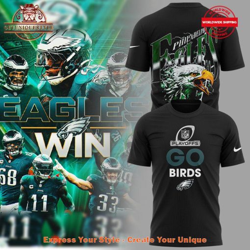 Philadelphia Eagles 2024 NFL Playoffs Go Birds Shirt