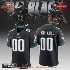 Philadelphia Eagles Carbon Black Fashion Game 2025 Jersey