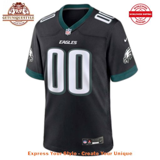 Philadelphia Eagles Carbon Black Fashion Game 2025 Jersey