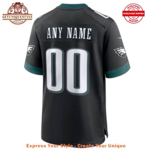 Philadelphia Eagles Carbon Black Fashion Game 2025 Jersey