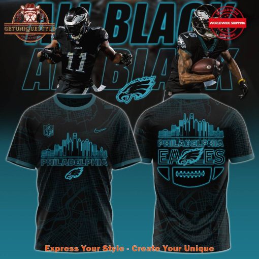 Philadelphia Eagles Carbon Black Fashion Game Shirt Collection