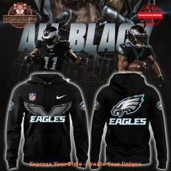 Philadelphia Eagles New All Black 2025 Hoodie