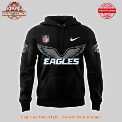 Philadelphia Eagles New All Black 2025 Hoodie