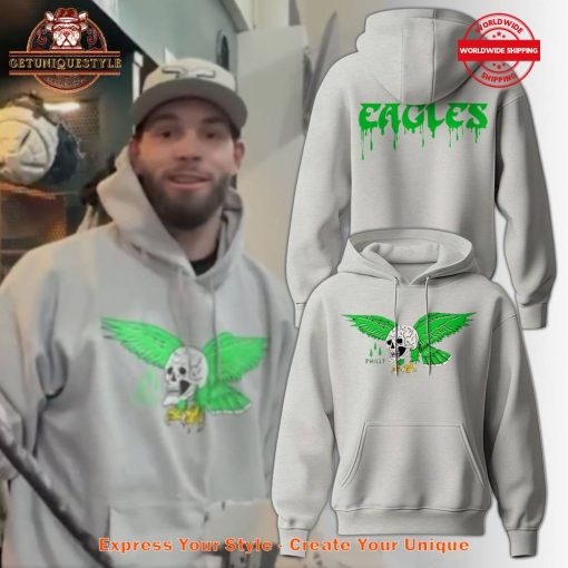 Philadelphia Eagles Philly Skull 2025 Hoodie