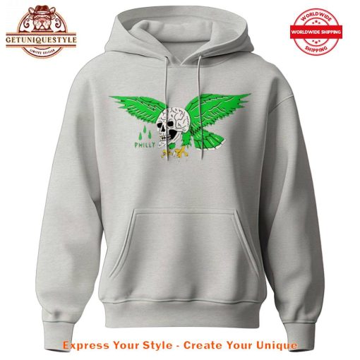 Philadelphia Eagles Philly Skull 2025 Hoodie