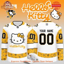 Pittsburgh Penguins x Hello Kitty 50th Anniversary Custom Jersey