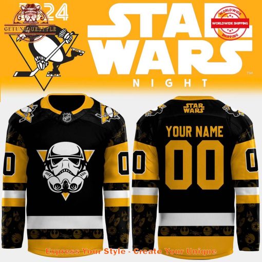 Pittsburgh Penguins x Star Wars Night 2024 Custom Jersey