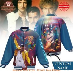 Queen We Will Rock On You Baseball Jacket