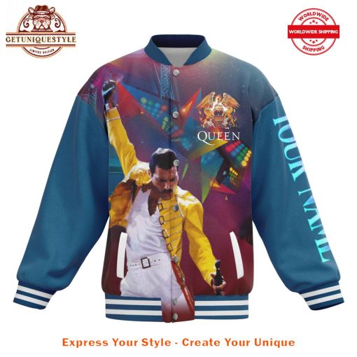 Queen We Will Rock On You Baseball Jacket