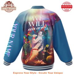 Queen We Will Rock On You Baseball Jacket