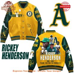 Rickey Henderson Hall of Fame Baseball Jacket