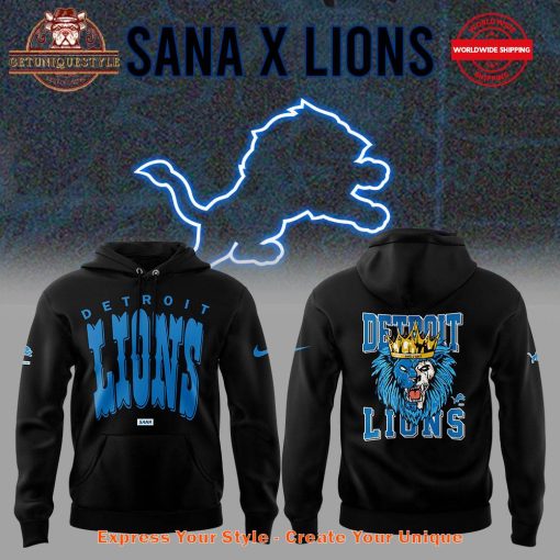 SANA X Detroit Lions Limited Edition Hoodie