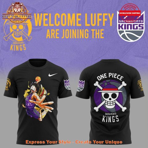 Sacramento Kings x One Piece Welcome Luffy Are Joining Shirt Collection