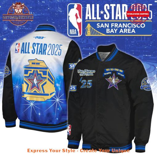 San Francisco Bay Area 2025 NBA All-Star Baseball Jacket