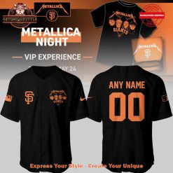 San Francisco Giants x Metallica Night Baseball Jersey