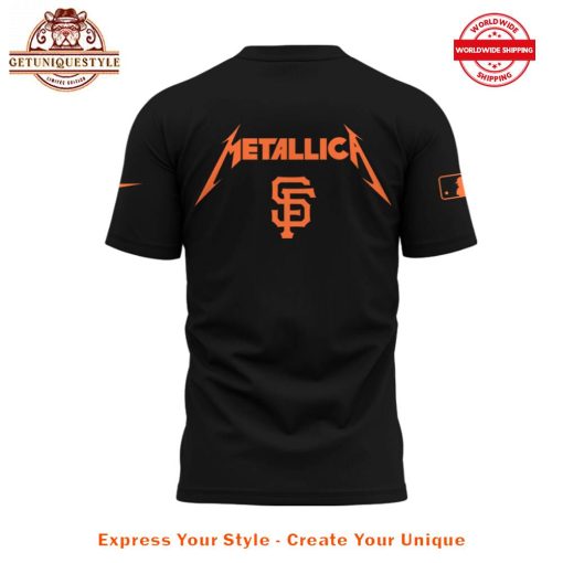 San Francisco Giants x Metallica Night Black Shirt