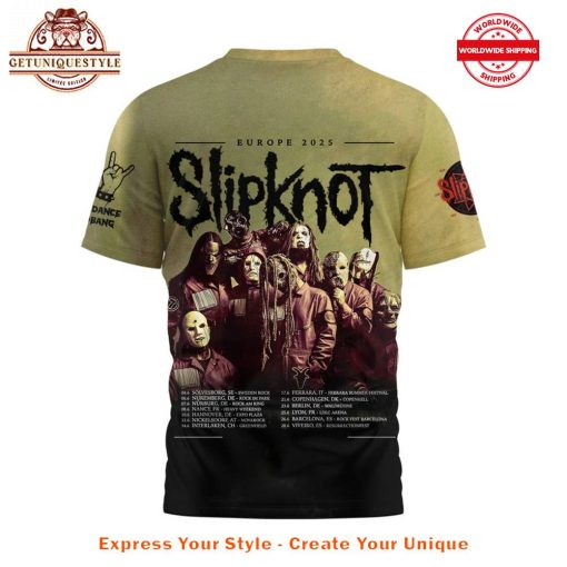 Slipknot European Tour 2025 Limited Edition Shirt