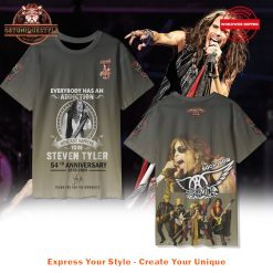 Steven Tyler Aerosmith 54th Anniversary Rock Show Shirt