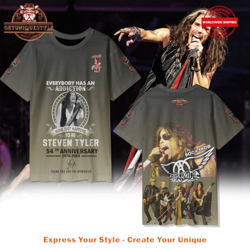 Steven Tyler Aerosmith 54th Anniversary Rock Show Shirt