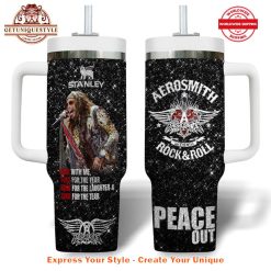 Steven Tyler Aerosmith Peace Out 40oz Stanley Tumbler