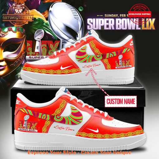 Super Bowl LIX 2025 Limited Edition Custom Air Force 1