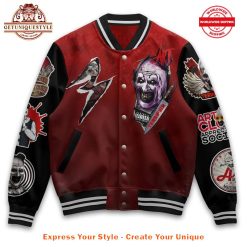 Terrifier 3 Art the Clown Appreciation Society Baseball Jacket