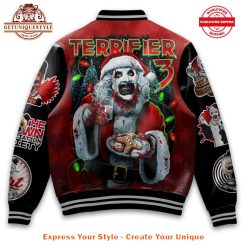 Terrifier 3 Art The Clown Appreciation Society Baseball Jacket