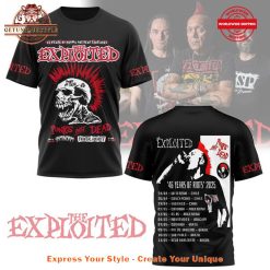 The Exploited 46 Years Of Riots Tour Shirt