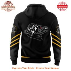 Toledo Walleye Bone Fish Blackout Night Hoodie