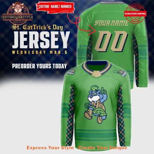 Toledo Walleye St CatTrick’s Day 2025 Jersey