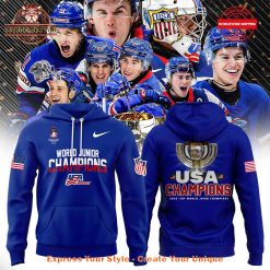 USA Hockey 2025 IIHF World Junior Champions Hoodie