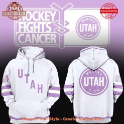 Utah Hockey Club Fights Cancer 2024 Hoodie